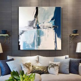 Hand Painted Oil Paintings Handmade Modern Abstract Oil Paintings On Canvas Wall Art Decorative Picture Living Room Hallway Bedroom Luxurious Decorati (style: 01, size: 150x150cm)